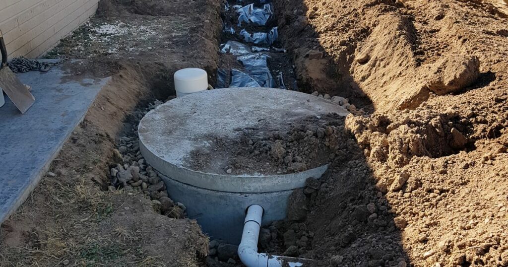 unpleasant odor coming from septic tank system